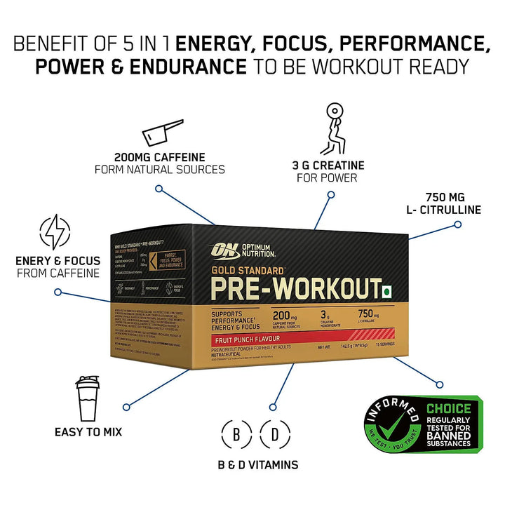 Optimum Nutrition Gold Standard Pre-Workout Product vendor