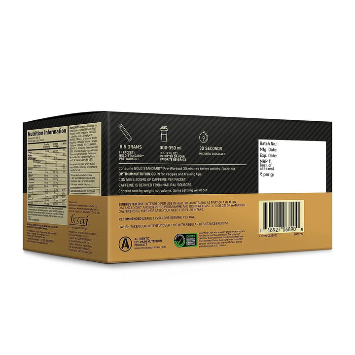 Optimum Nutrition Gold Standard Pre-Workout Product vendor