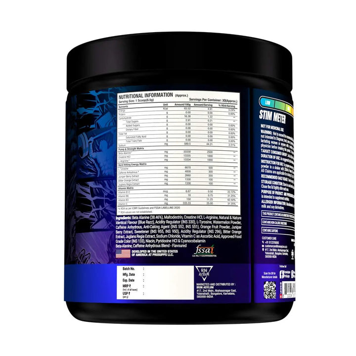 ProSupps Hyde Xtreme Hard-Hitting Energy Pre Workout Product vendor