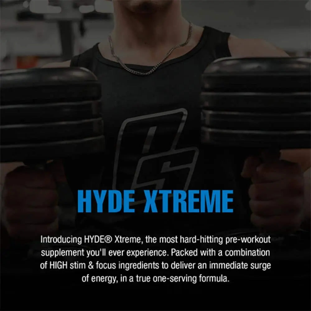 ProSupps Hyde Xtreme Hard-Hitting Energy Pre Workout Product vendor