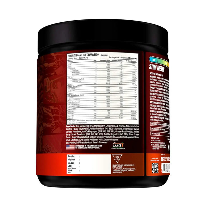 ProSupps Hyde Xtreme Hard-Hitting Energy Pre Workout Product vendor