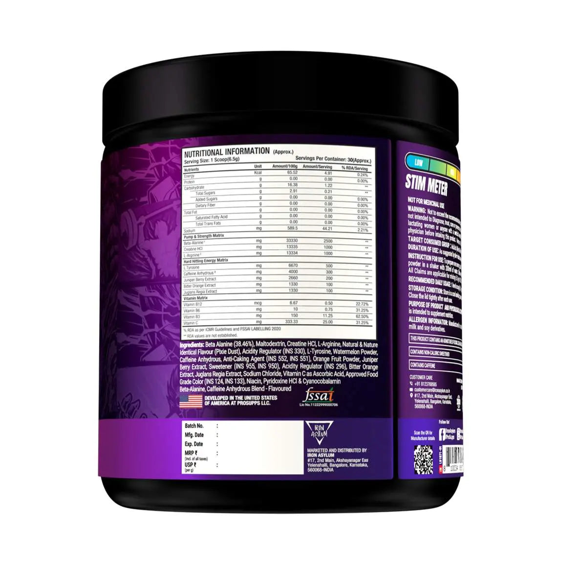 ProSupps Hyde Xtreme Hard-Hitting Energy Pre Workout Product vendor