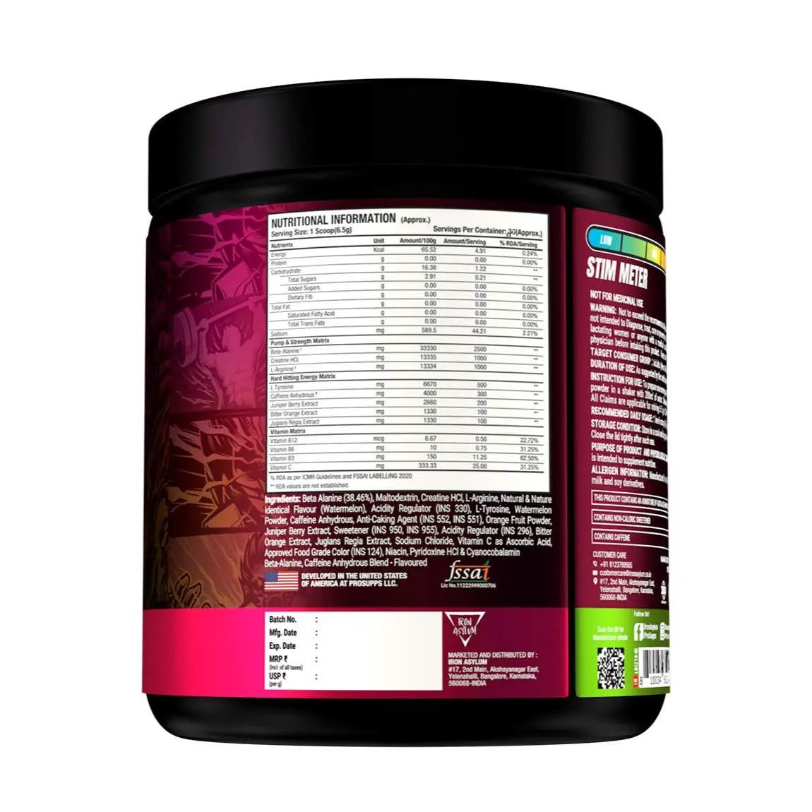 ProSupps Hyde Xtreme Hard-Hitting Energy Pre Workout Product vendor