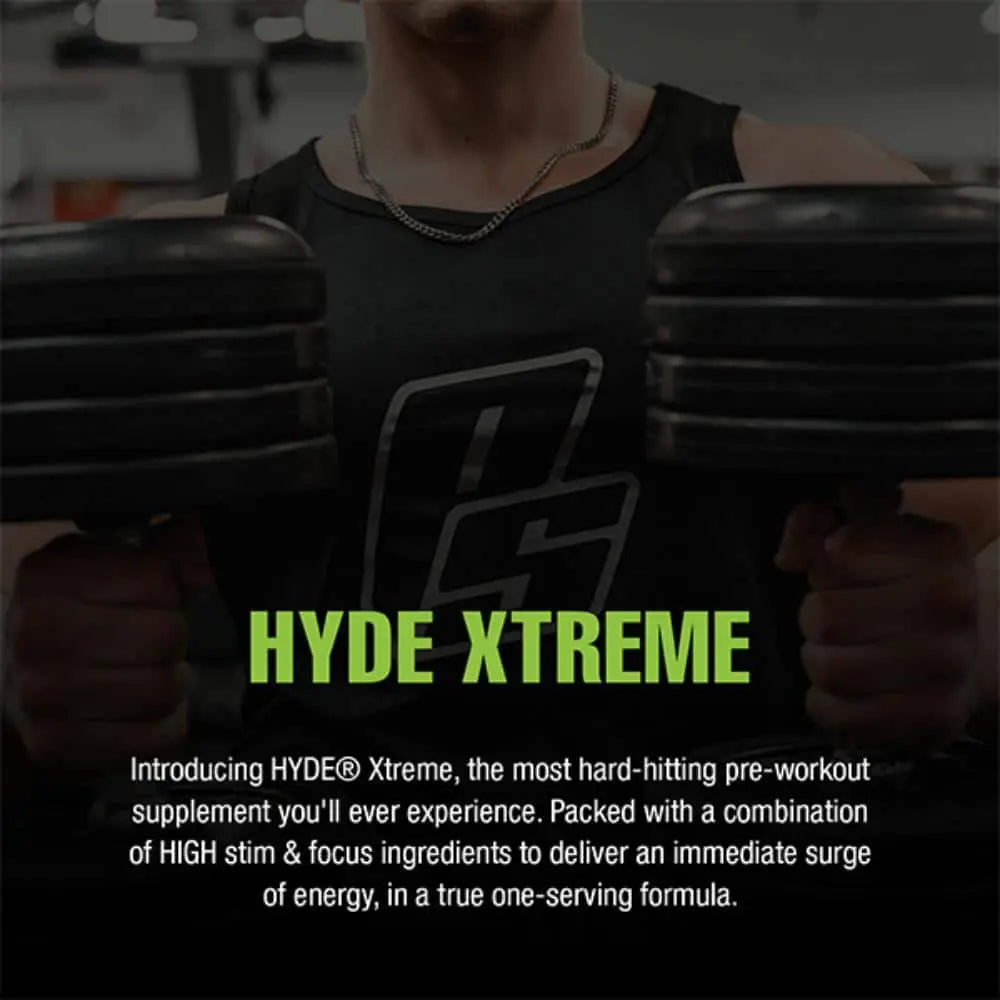 ProSupps Hyde Xtreme Hard-Hitting Energy Pre Workout Product vendor