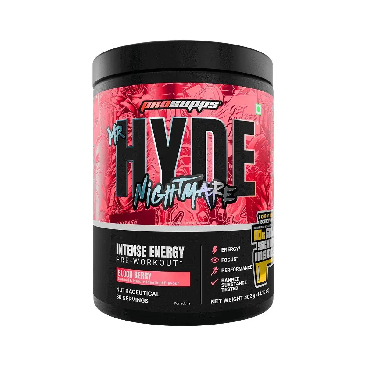 ProSupps, Hyde Nightmare, Intense Energy Pre-Workout Product vendor