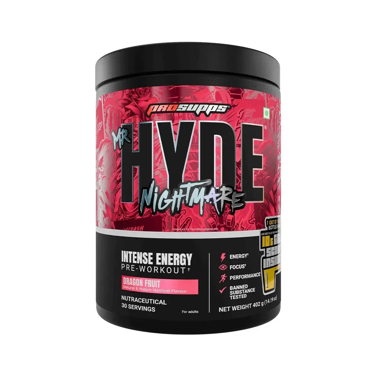 ProSupps, Hyde Nightmare, Intense Energy Pre-Workout Product vendor