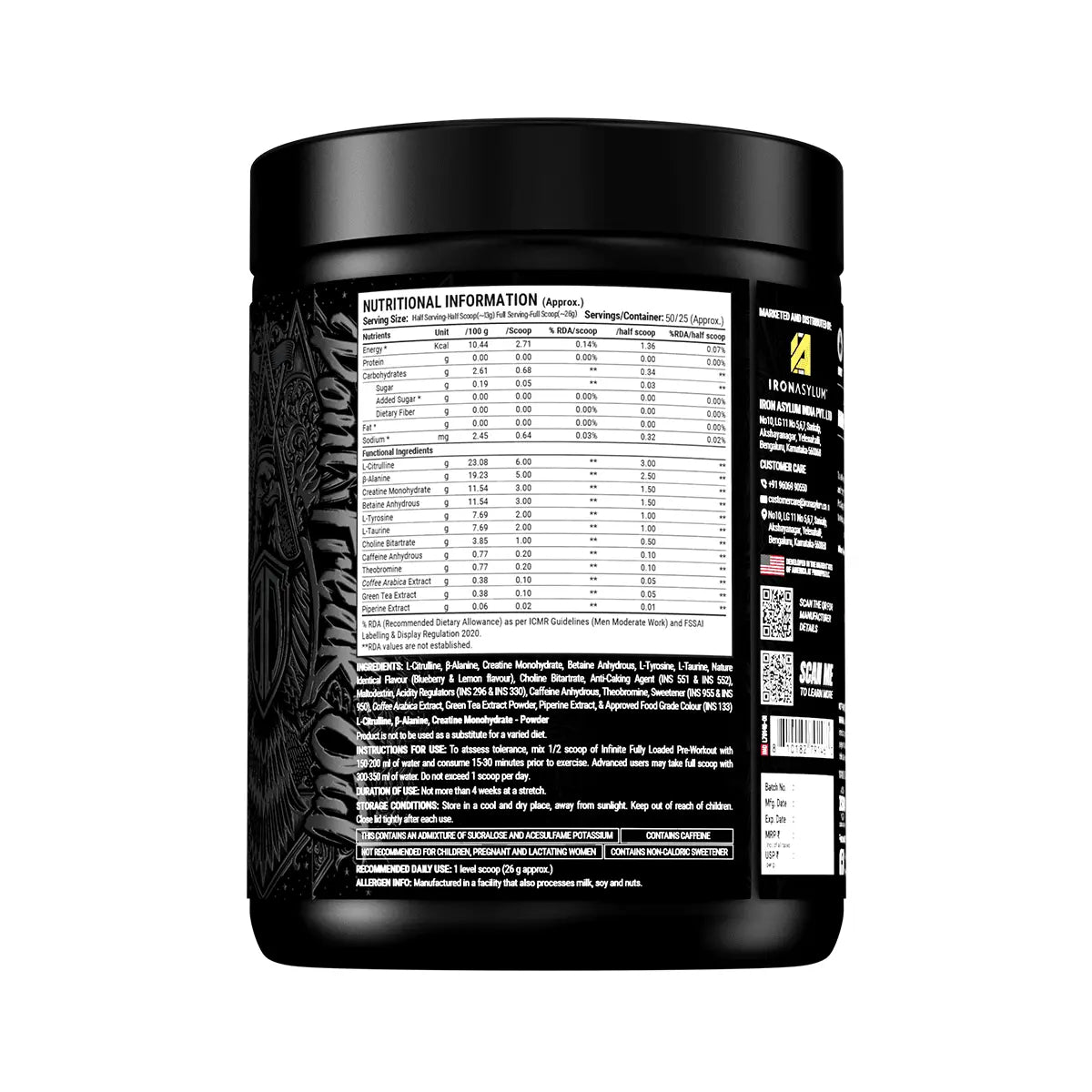Prosupps Hyde Infinite Pre Workout Product vendor