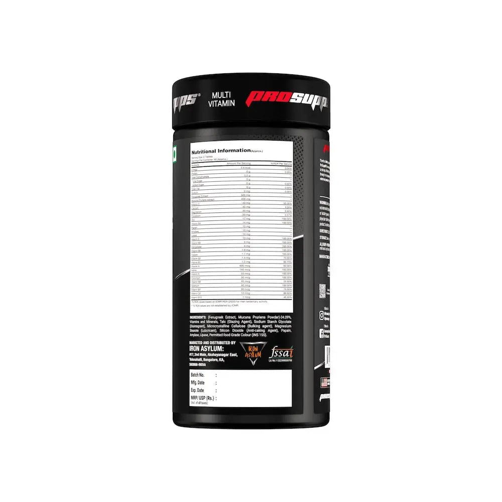 Prosupps VITA TEST Men's Multivitamin [120 Tablets] Product vendor