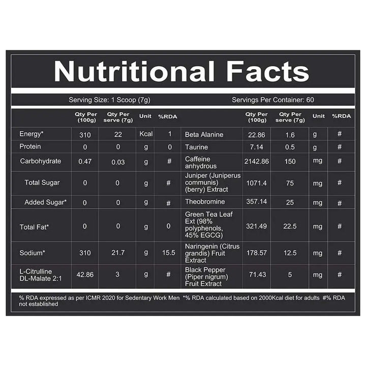 Redcon1 Total War Product vendor