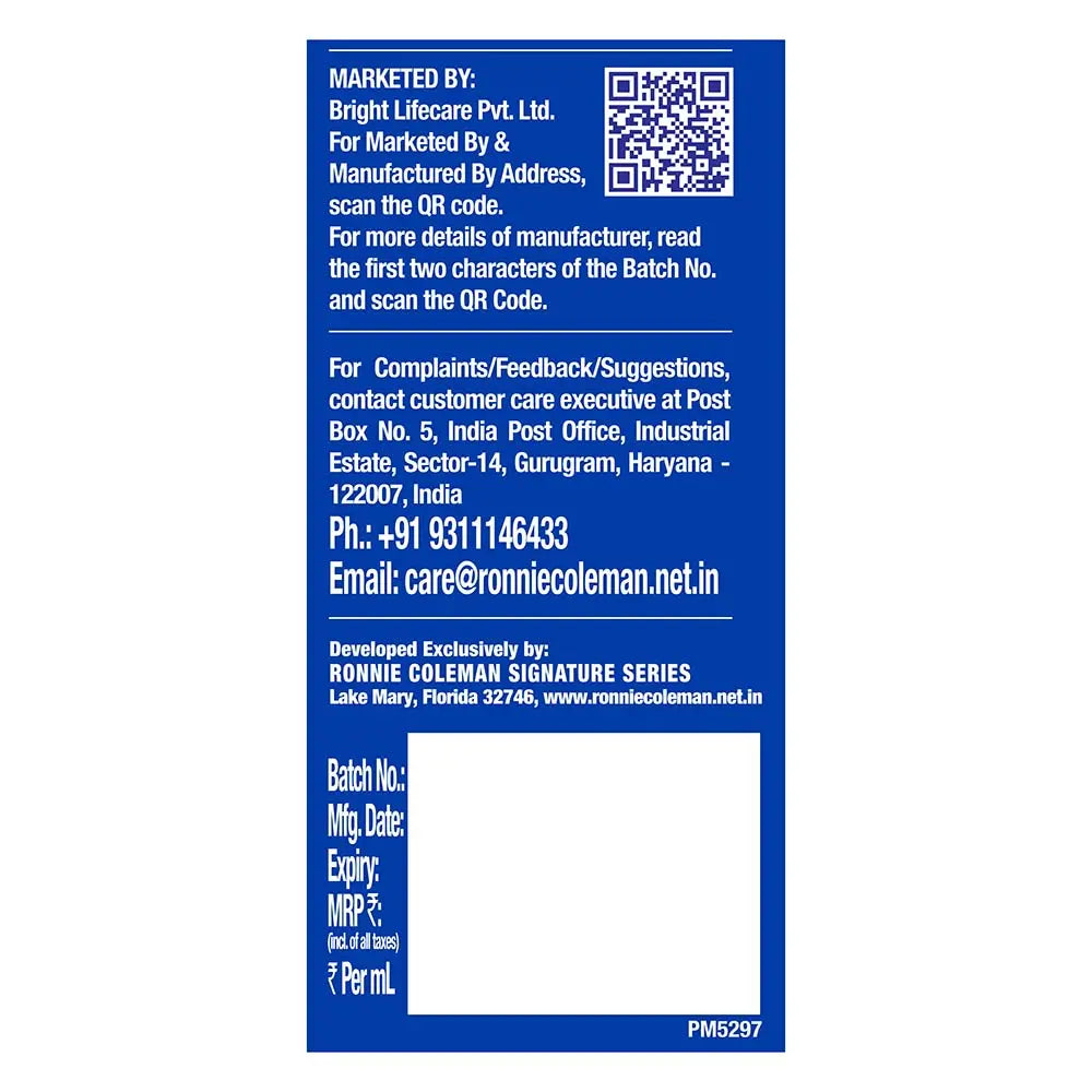 Ronnie Coleman L-Carnitine XS 3000 mg Liquid