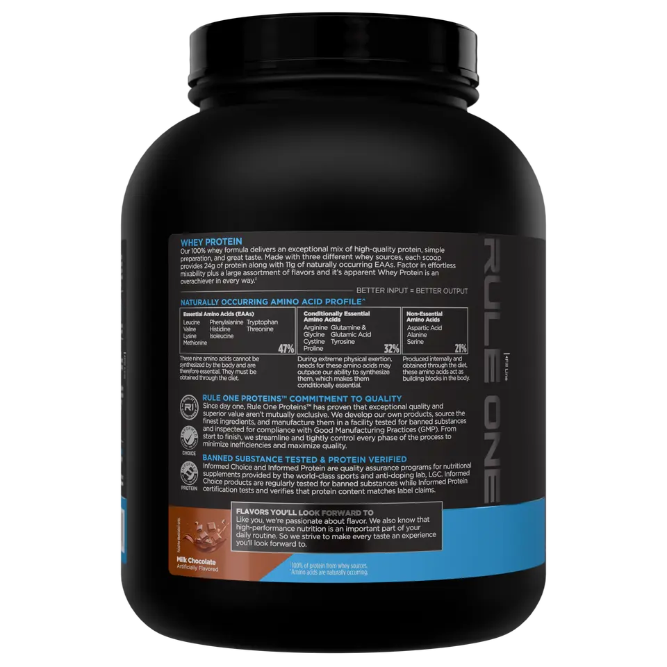 Rule 1 Whey  Protein Product vendor