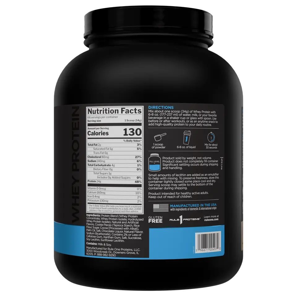 Rule 1 Whey  Protein Product vendor