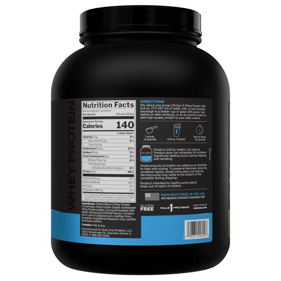 Rule 1 Whey  Protein Product vendor