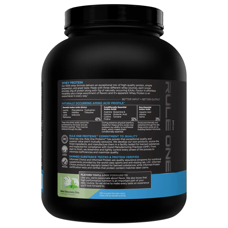 Rule 1 Whey  Protein Product vendor