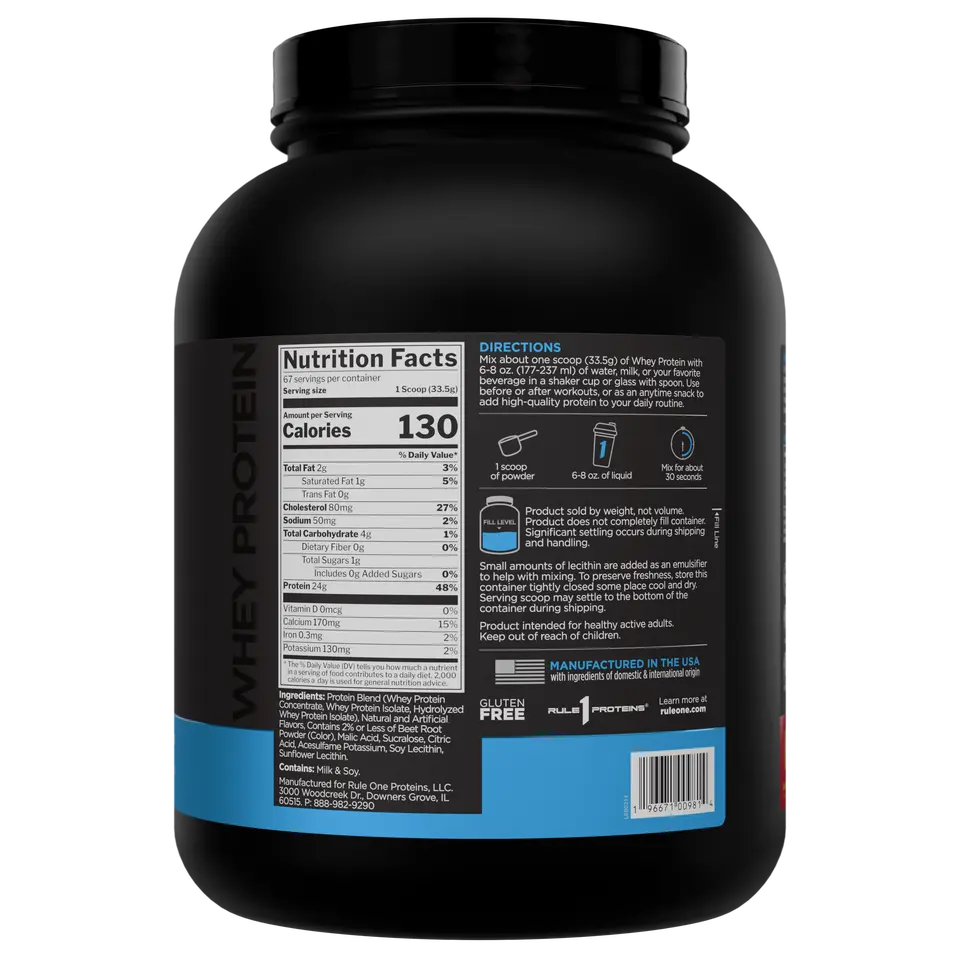 Rule 1 Whey  Protein Product vendor