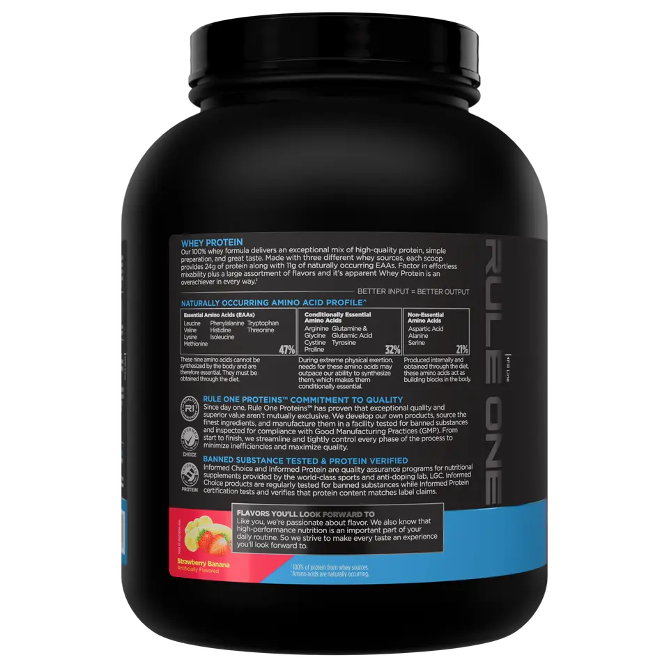 Rule 1 Whey  Protein Product vendor