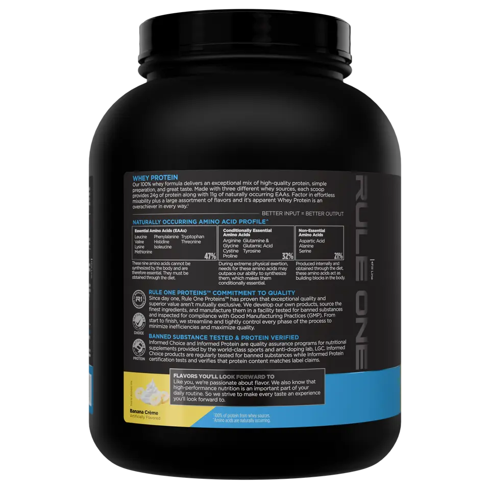 Rule 1 Whey  Protein Product vendor