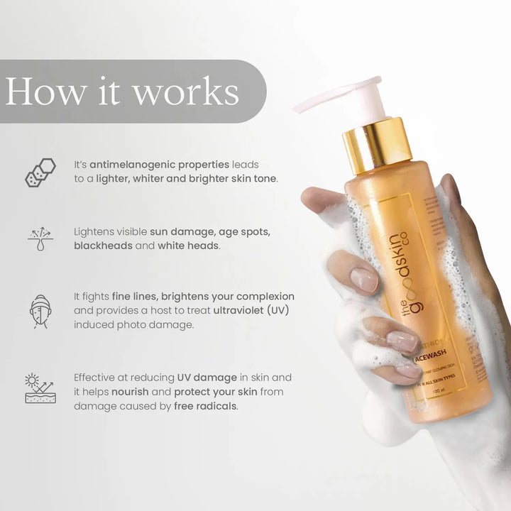 The Goodskin Co Glutathione Facewash Product vendor