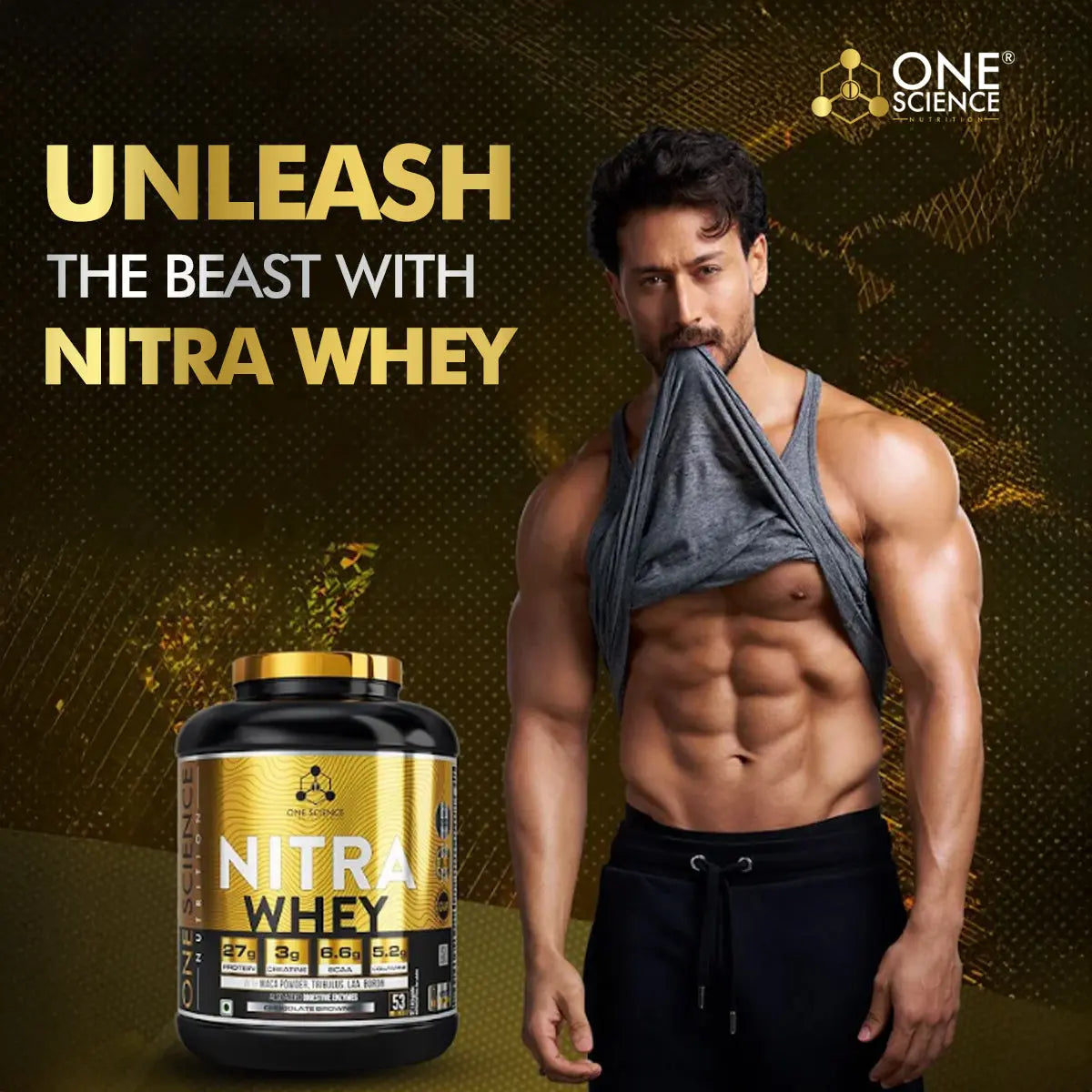 Tiger Combo Pack Nitra Whey Protein 4 LB with Daily Multivitamin 60 Capsules Product vendor