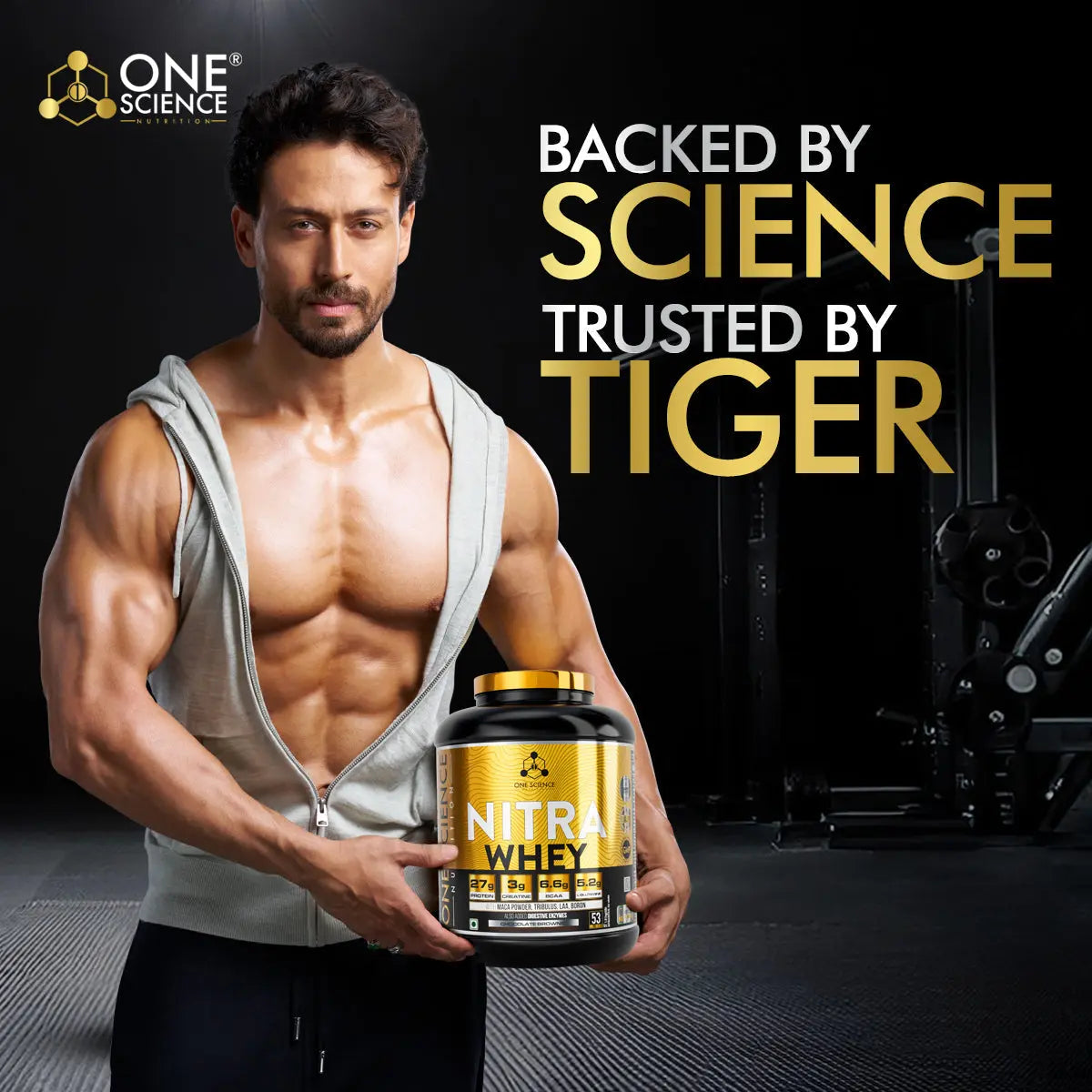 Tiger Combo Pack Nitra Whey Protein 4 LB with Daily Multivitamin 60 Capsules Product vendor