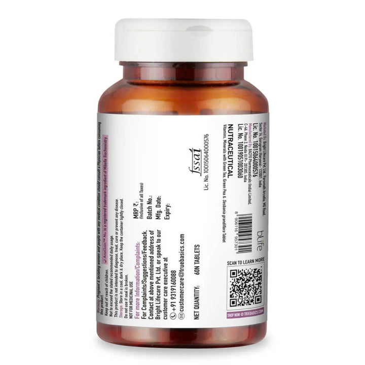 TrueBasics Advanced Biotin with Anagain, 60 tablet(s) Product vendor