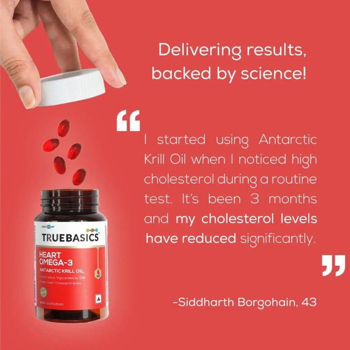 TrueBasics Heart Omega-3 Antarctic Krill Oil, 30 capsules Product vendor