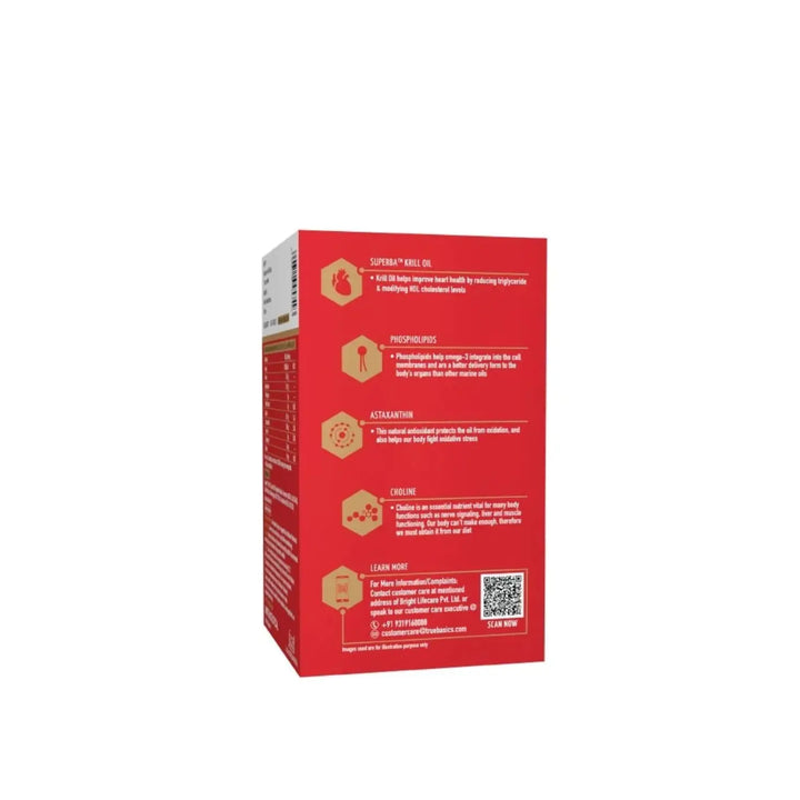TrueBasics Heart Omega-3 Antarctic Krill Oil, 30 capsules Product vendor