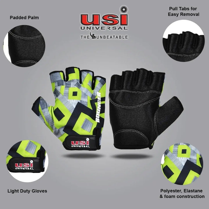 USI Universal THE UNBEATABLE 733BR Bouncer Fitness Gym Gloves (No return no exchange) Product vendor
