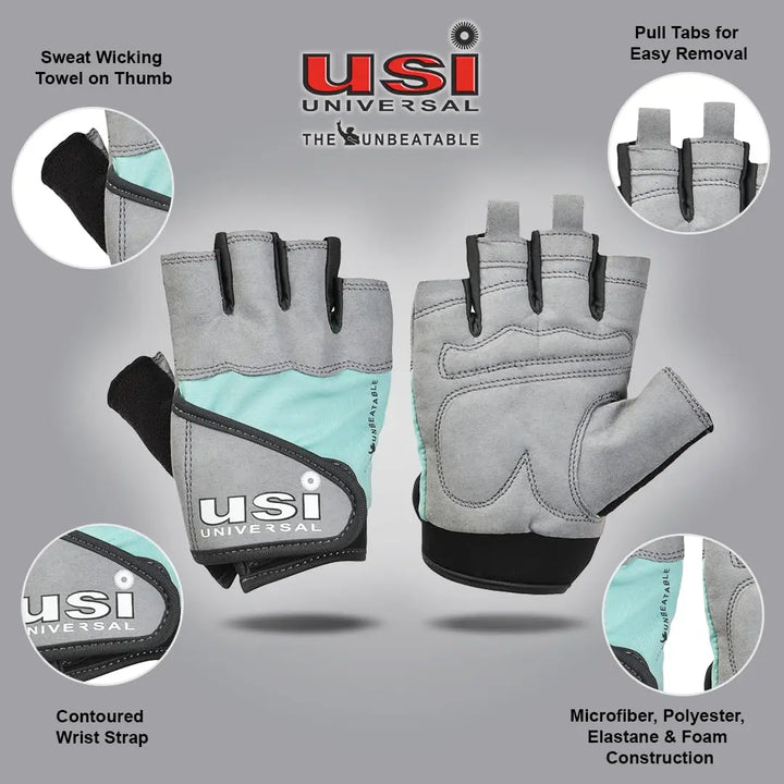 USI Universal THE UNBEATABLE Gym Gloves, 733Q Queen Fitness Gym Gloves (No return no exchange) Product vendor
