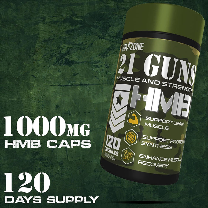 Warzone 21 Guns HMB, 120 Capsules Product vendor