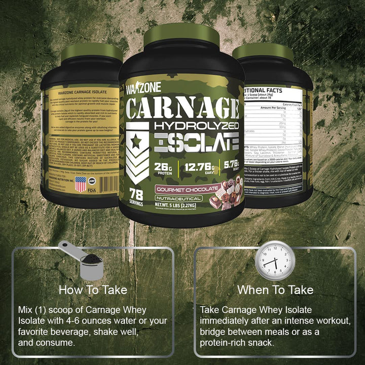 Warzone Carnage Hydrolyzed Isolate Product vendor
