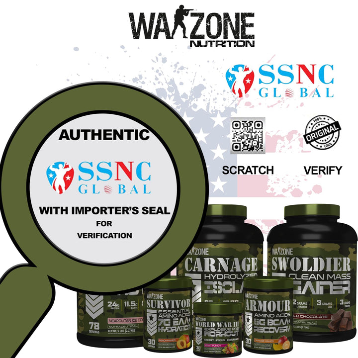 Warzone Carnage Hydrolyzed Isolate Product vendor