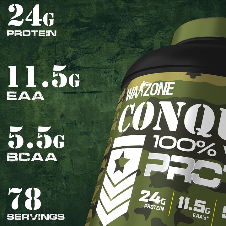 Warzone Conquer 100% Whey Protein Product vendor