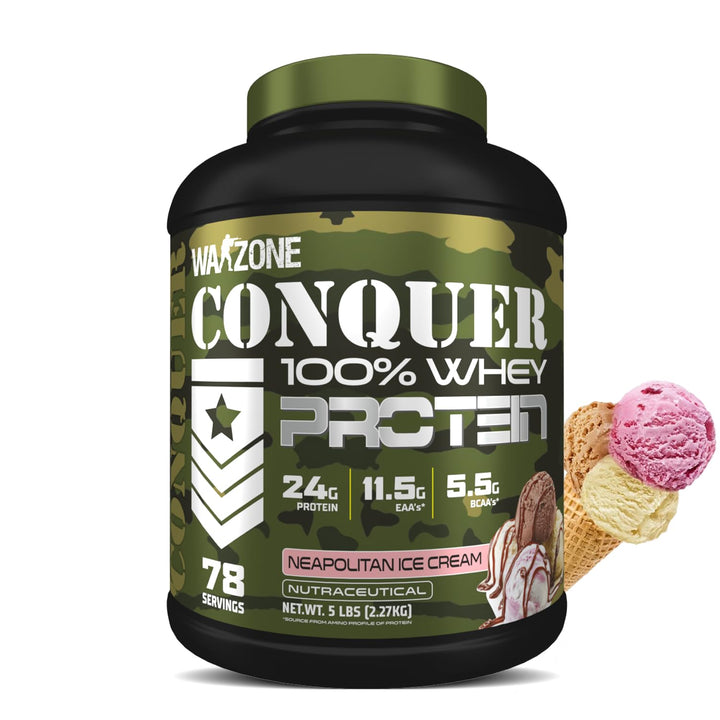 Warzone Conquer 100% Whey Protein Product vendor