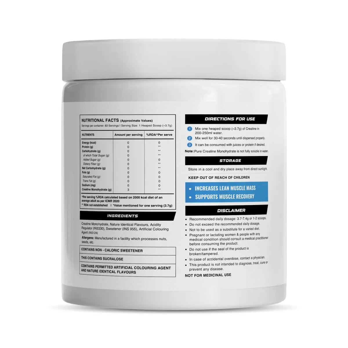 Wellcore Pure Micronised Creatine Monohydrate Product vendor