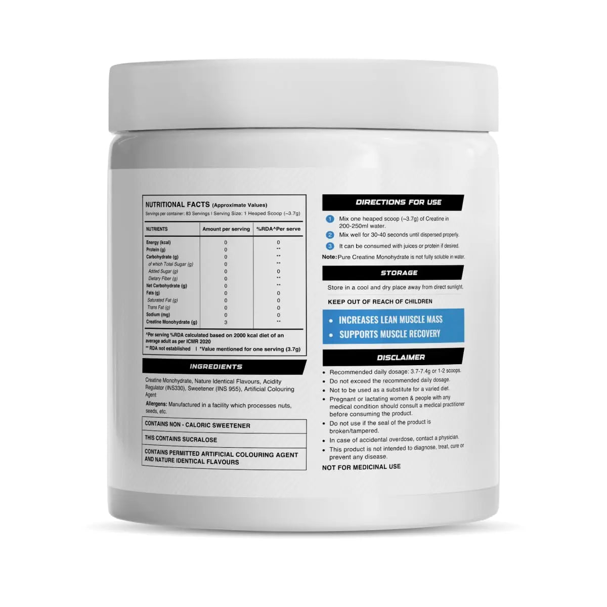 Wellcore Pure Micronised Creatine Monohydrate Product vendor