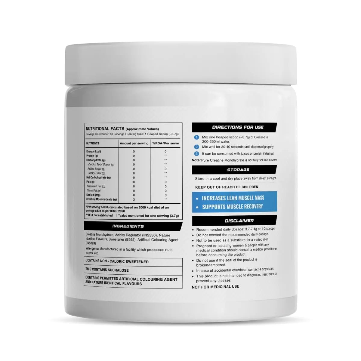 Wellcore Pure Micronised Creatine Monohydrate Product vendor