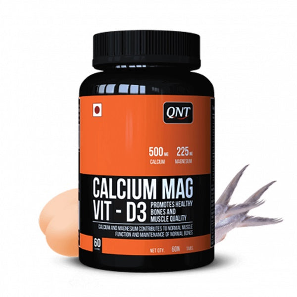 QNT Calcium Magnesium D3 60 Caps
