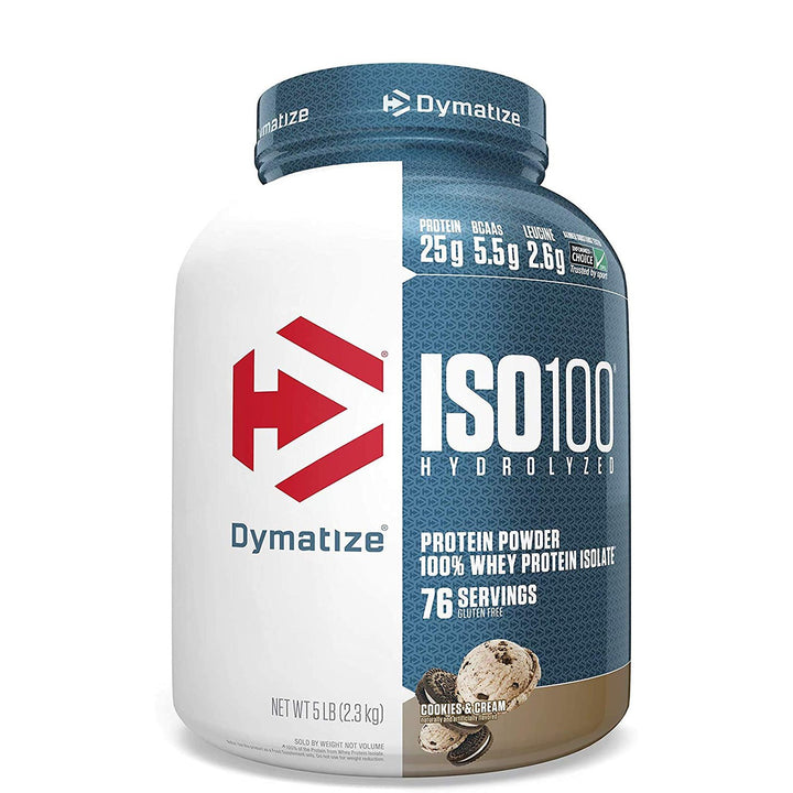 Dymatize ISO 100 best chocolate and cream flavored whey protein