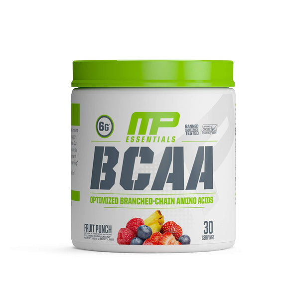 MusclePharm Essentials BCAA Powder - 30 Servings (Fruit Punch)