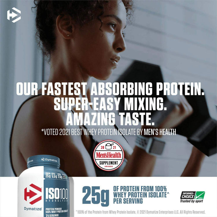 Dymatize Isolate ISO 100 - best protein men's health 2021
