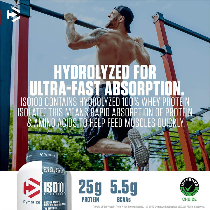 Dymatize ISO - 100% Ultra fast absorption rate