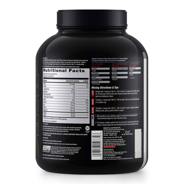Whey Protein Amp Gold Advanced