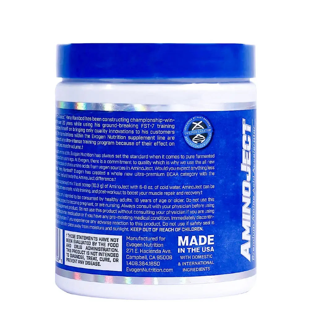 Evogen AminoJect BCAA - 30 Servings Product vendor