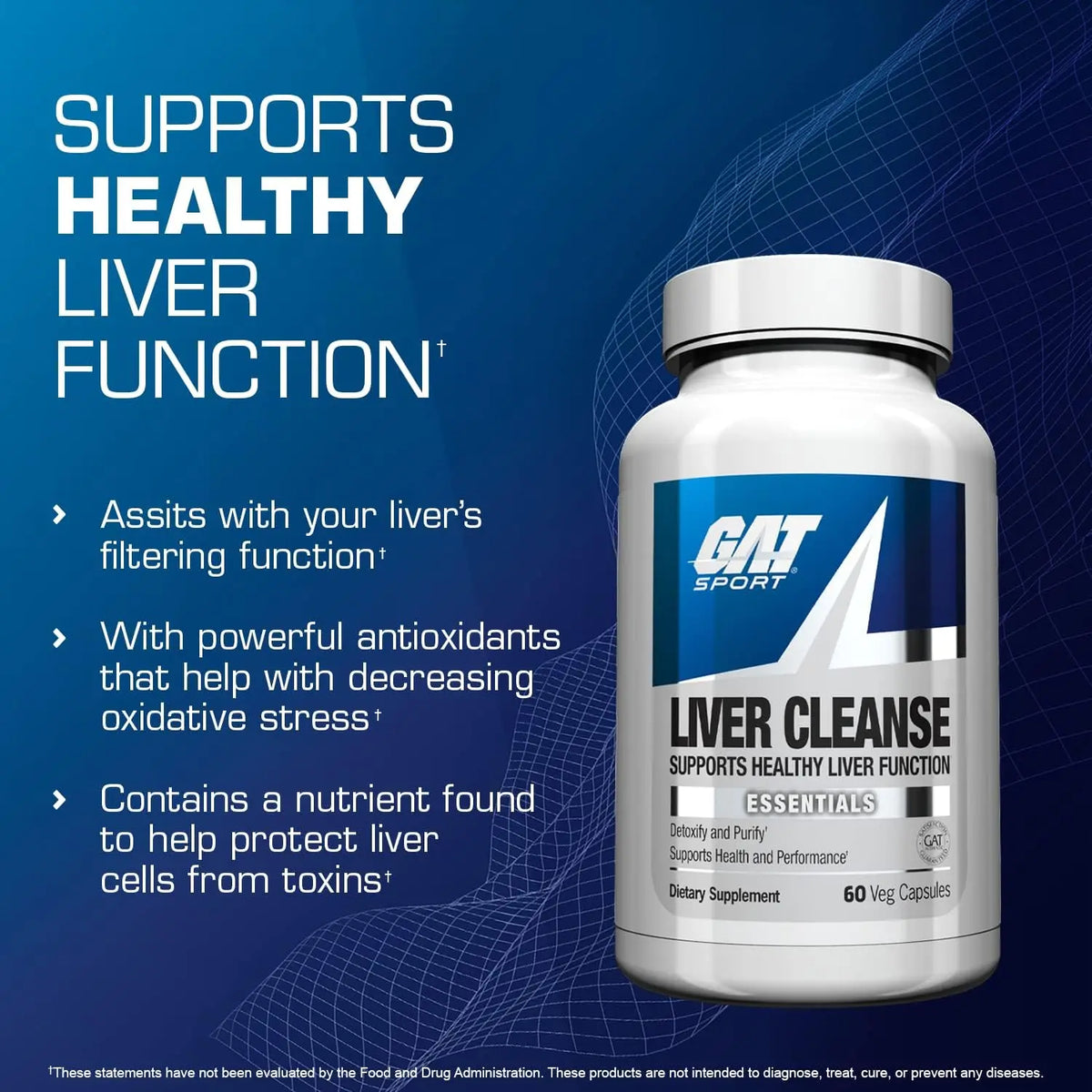 GAT Liver Cleanse (60 Vegetable Capsules) Product vendor