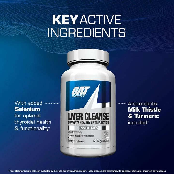 GAT Liver Cleanse (60 Vegetable Capsules) Product vendor