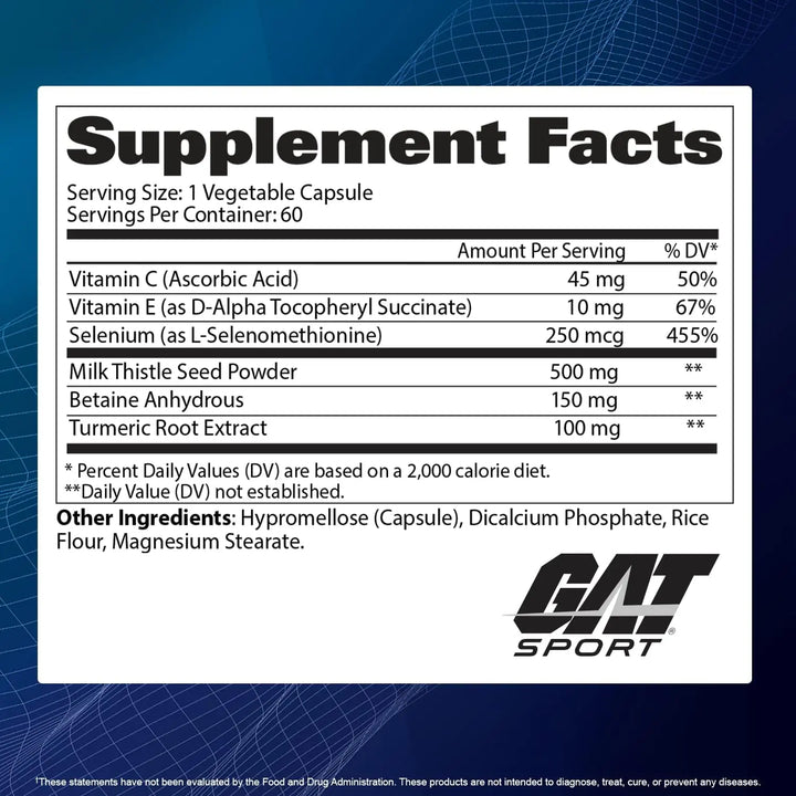 GAT Liver Cleanse (60 Vegetable Capsules) Product vendor