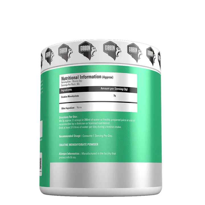 Gibbon Nutrition Creatine Product vendor