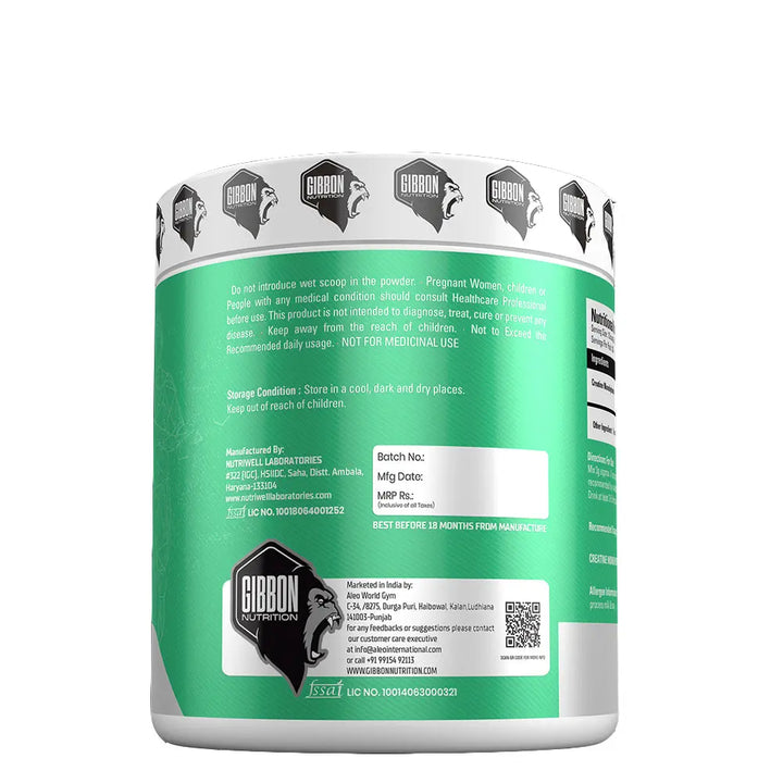 Gibbon Nutrition Creatine Product vendor