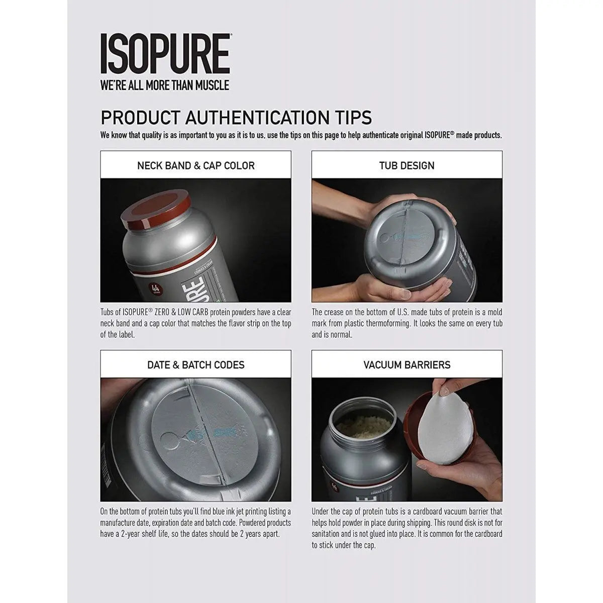 Authentic Isopure Supplement